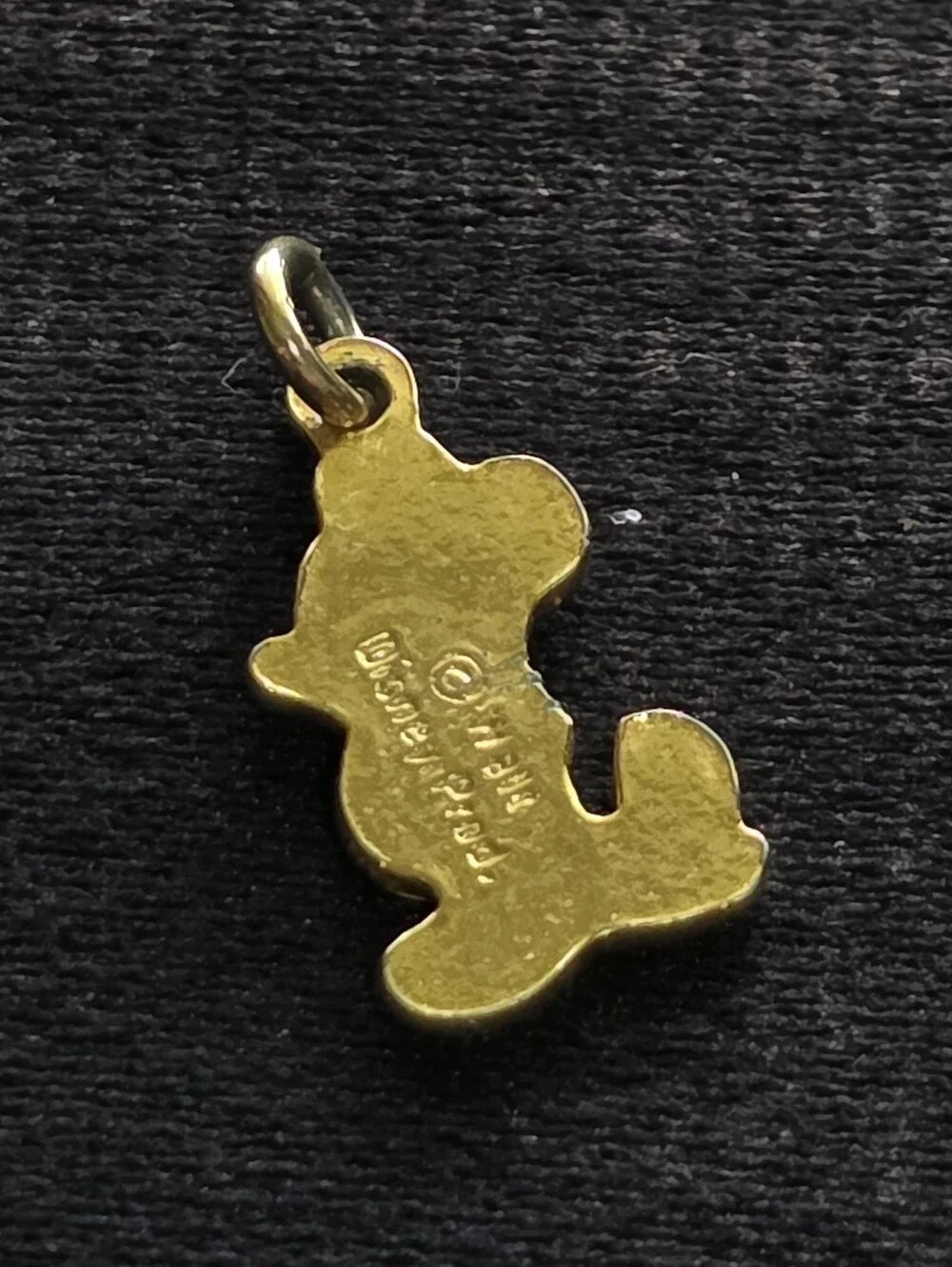 Vintage 1980s Walt Disney Productions Mickey Mouse Enamel Charm